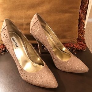 Elegant Sparkly Suede Shoes